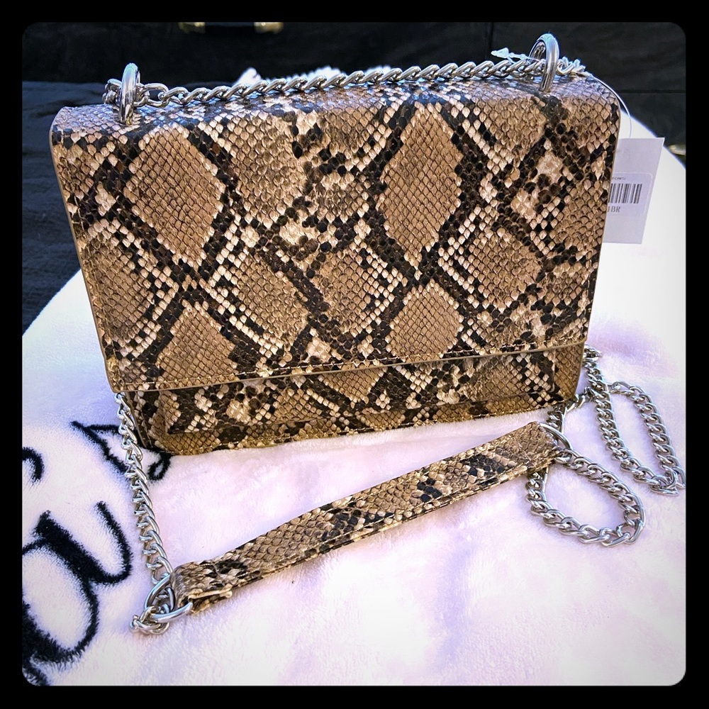 💕Snakeskin Crossbody NWT